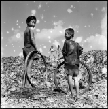 14) Their playground, garbage mountain, 1958