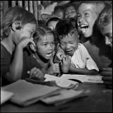17) Students at Din Daeng slum school, 1958
