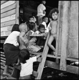 18) Students at Din Daeng slum school, 1958