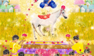 Naree on a White Horse
